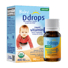 plus：Ddrops滴卓思 新生婴幼儿童营养维生素D3滴剂vd3 初生0-1岁 2.5ml 400IU196.6元（合98.3元/件）