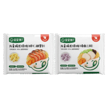 宝宝馋了儿童馄饨猪肉三鲜虾仁胡萝卜味营养早餐57.82元（需领券、plus会员满50享9折）