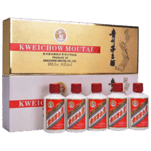 飞天 酱香型白酒 金条+白条 酱香型白酒53度 50ml*5瓶 共2盒1738元