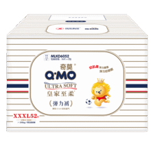 奇莫Q-MO皇家至柔拉拉裤XXXL52片(17kg以上)电商装加大码弹力裤超能吸218.5元（合72.83元/件）