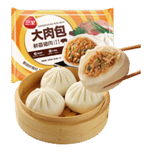 首购：三全 猪肉大包320g4只 多款 *10件4.8元/件（共48元、包邮）