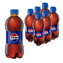 百事可乐 Pepsi 碳酸汽水饮料瓶装整箱 百事出品 新老包装随机发货 百事可乐300ml*6瓶4.9元（需领券）