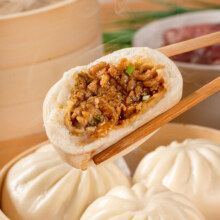 合口味 鲜汁肉包流沙包青菜包子速冻早餐速食 多款可选39.43+37淘金币 包邮