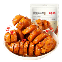 plus、需首购：百草味 香弹面筋卷135g 豆干麻辣小吃小零食烤面筋3.66元