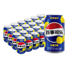 pepsi/百事可乐 清柠味 饮料 330ml 24罐24.09元