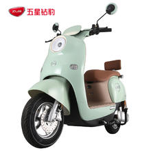 五星钻豹 电动摩托车60V20AH电瓶车1200W大功率成人外卖车长续航电动车G3 梦幻冰雪白1899元