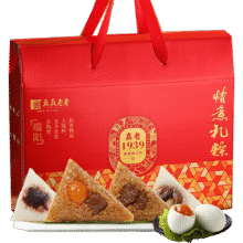真真老老粽子礼盒装16粽2咸鸭1400g*353.94元（合17.98元/件）