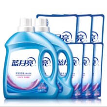 蓝月亮 深层洁净洗衣液 2.75kg*2+1kg*3袋+500g*3袋 薰衣草香 强效去污78.9元反28元超市卡后价格