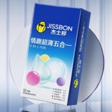 88vip：杰士邦 情趣5合1避孕套共32只 *2件25.98元（合12.99元/件、返卡后）+0.99元淘金币