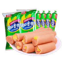 双汇 火腿肠 玉米肠 240g*2袋+泡面搭档1袋10.3元包邮