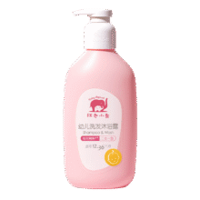 试用：红色小象幼儿洗沐二合一530ml 婴儿沐浴液洗发水宝宝洗发沐浴露洗护无泪15.9元