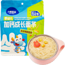 plus：小鹿蓝蓝 婴幼儿成长面条 多谷物蔬菜味无盐200g/袋22.2元（需领券，合11.1元/件）
