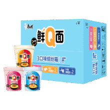 微信小程序、PLUS包邮：康师傅方便面 0油炸鲜Q面 牛腩+肉末+海鲜65g*6杯 泡面整箱速食低脂（需凑单）16.74元（需领券）