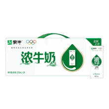 蒙牛 浓牛奶全脂调制乳利乐苗条装200ml×24包 礼盒装*2件58.1元（需领券，合29.05元/件）