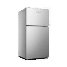 HYUNDAI（韩国现代） 小冰箱 冰箱小型双开门 迷你双门家用宿舍租房冷藏冷冻电冰箱节能省电 58L银【店铺销冠+租房必备】231.2元（需领券）