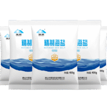 海跃 日晒海盐无抗结剂食用盐 7袋*400g6.7元（折0.95元/袋）