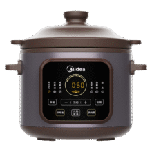 PLUS会员：美的（Midea）电炖锅电煮锅4L可定时50min热水快炖一体多功能136.85元（需领券）