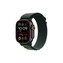 Apple/苹果 Watch Ultra 2 智能手表GPS+蜂窝款49 毫米黑色钛金属表壳暗绿色高山回环式表带M MXDN3CH/B4969.01元（需领券）