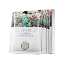 三生花百雀羚清滢保湿面膜 玻尿酸补水亮肤护肤提亮嫩肤 10片132.5元（合26.5元/件）