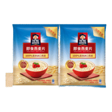 QUAKER【专享】桂格即食饱腹燕麦片1000g袋装营养早餐无额外添加蔗糖 即食燕麦片1000g*2袋19.9元（需领券）
