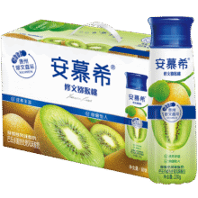 plus会员：安慕希 高端畅饮 酸奶 3.1g蛋白质 瓶装 修文猕猴桃 10瓶 230g*2件68.8元、折34.4元/件