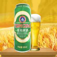 青岛啤酒 TSINGTAO 经典白啤组合 500ml*20罐券后64.97元