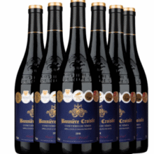 法国原瓶进口！Banniere Croisee 十字军旗 AOP级窖藏干红葡萄酒750mL*6瓶 整箱￥168.00