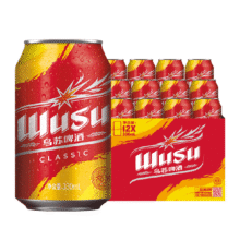 88vip、乌苏啤酒经典乌苏330ml×12罐27.61元