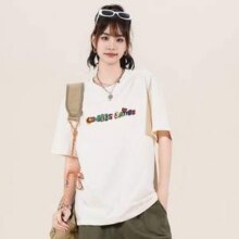 Charles Jang's Happy Heart 查尔斯桃心 男女同款潮流印花短袖T恤 多色55元包邮