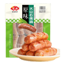 plus、需首购：安井 火山石烤肠原味1斤500g 10根肉肠热狗香肠 油炸烧烤火锅脆皮地道18.46元（需领券）
