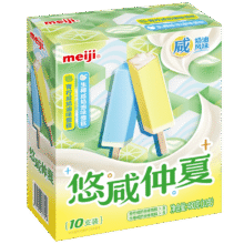 明治（meiji）青柠咸奶油味雪糕、生椰咸奶油味雪糕 48g*10支 彩盒装113.52元（需领券，合18.92元/件）