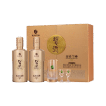 习酒 金钻礼盒 酱香型白酒 53度 500ml*2瓶 礼盒装384元