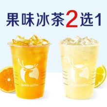 美团到店 瑞幸咖啡 （6/23可用）【果味冰茶】2选1 全国1130城24200家门店可用原价26元  现价11.5元