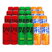 可口可乐零度无糖可乐雪碧芬达330ml罐装组合37.9元（需领券、商品详情页弹券49-12）