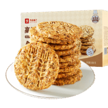 良品铺子 高纤粗粮饼干 800g/箱9.9元（需试用）