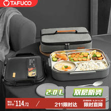 泰福高 T5216N 饭盒 5格 2L 棕色49.39元