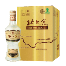 北大仓 部优经典1984 酱香型白酒 53度 500mL*4瓶 整箱装 口粮酒222.97元（需plus会员，需领券）