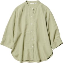 88会员:优衣库女装麻混纺立领衬衫134.1元