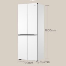 海尔（Haier）【山茶花系列】418升薄零距离自由嵌入式十字对开门风冷无霜黑金净化一级变频家用大容量电冰箱 BCD-418WGHTDB9WVU12369.68元