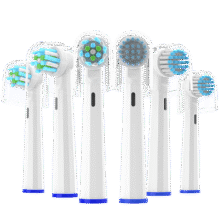 东耐伦 适配博朗欧乐B/OralB电动牙刷头D12/D16/D100/P2000/P4000/3709替换头 8支 柔软护龈型+多角度清洁型25.91元（需领券）包邮