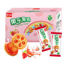 嘉士利 果乐果香 夹心饼干 草莓味1000g15.1元
