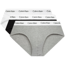 再降价：Calvin Klein内衣【父亲节礼物】男士本命年三条装ck提花棉质三角内裤男U2661 998-太空黑/椰青灰/月光白 3条 M138.8元
