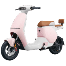 五羊-本田 电动自行车 48V12Ah、马卡龙粉2449元