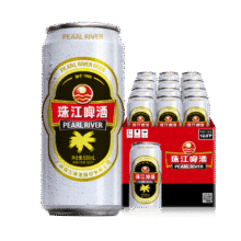珠江啤酒（PEARL RIVER）12度 经典老珠江啤酒500ml*12听 整箱装33.59元（合16.8元/件）