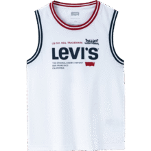 Levi's 李维斯童装男童背心夏季新款儿童无袖T恤 明亮白 150 /72 【建议身高140-152cm】75.05元（需领券）