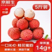 京鲜生 准现货广东桂味荔枝 净重5斤￥49.36