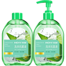 海氏海诺芦荟抗菌洗手液500ml 500ml补充装泡泡丰富清洁去污杀菌学生适用3.11元