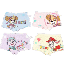 汪汪队立大功（PAW PATROL）AAA级抑菌A类儿童内裤  4条装34.2元