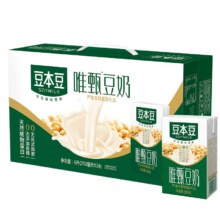 88VIP：豆本豆唯甄原味豆奶250ml*6盒装4.9元（2人团）