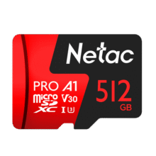 朗科（Netac）512GB TF（MicroSD）存储卡 A1 U3 V30 4K 高度耐用行车记录仪&监控摄像头内存卡 读速100MB/s229元 (月销1w+)
